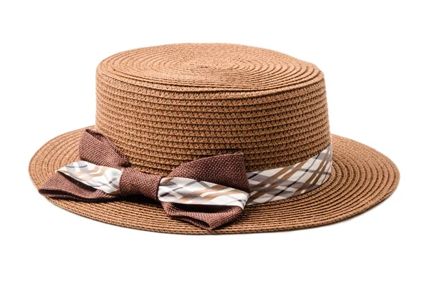 Brun sommerhatt . – stockfoto