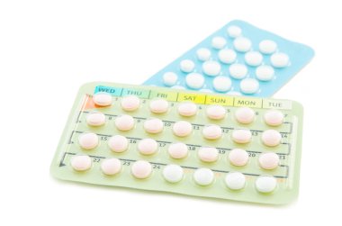 Doğum kontrol hapı veya doğum kontrol hapı.