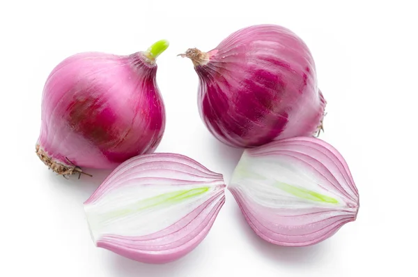 La rodaja de cebolla roja . — Foto de Stock