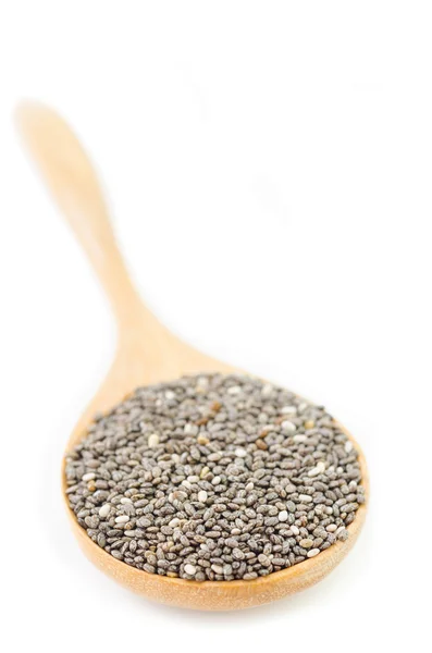Chiaseed Supervoeding in houten lepel. — Stockfoto