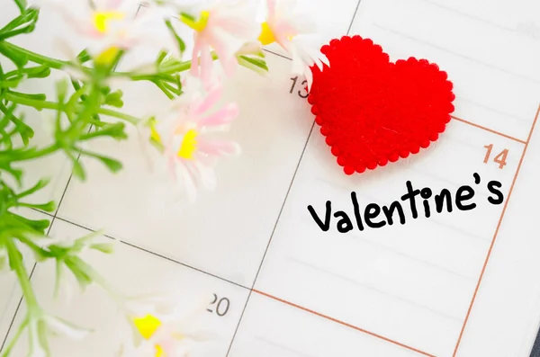 14 февраля в День Святого Валентина . — стоковое фото