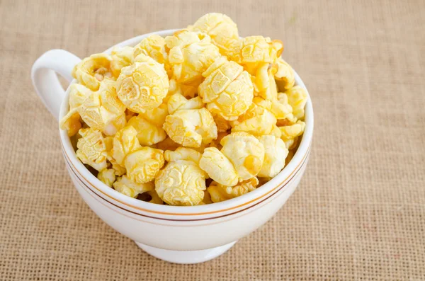 Homemade Kettle Corn Popcorn. — Stock Photo, Image