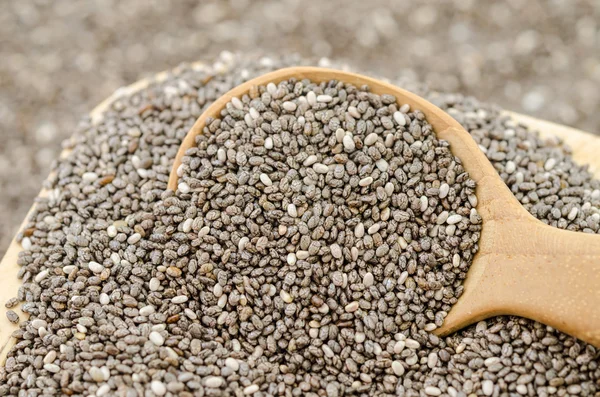 Nutritious chia seeds. — Stock Photo, Image