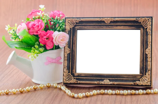 Blank vintage photo frame. — Stock Photo, Image