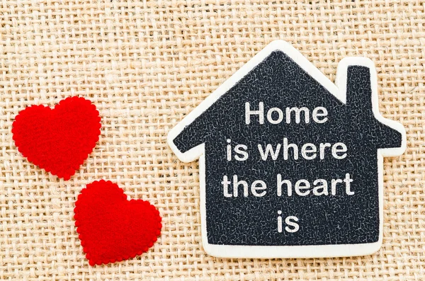 Home is where the heart is. — Stock Photo, Image