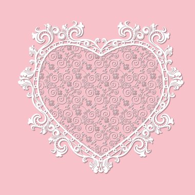 çerçeve kalp şeklindeki kağıt, resim ya da fotoğraf