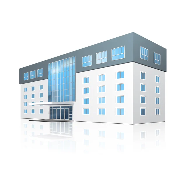 okul yansıması ve giriş binası