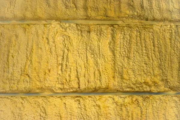 Gelber Feuerschaum Der Decke Gebäude — Stockfoto