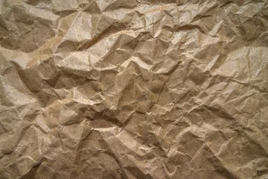 Paketleme için buruşmuş kağıdın dokusu
