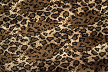 Leopar yünü dokusu, kumaş fotoğrafı