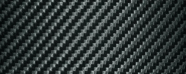 Textura Fibra Carbono Esportiva Preta Retangular Forma — Fotografia de Stock