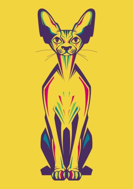 Yaratıcı bir kedi resmi