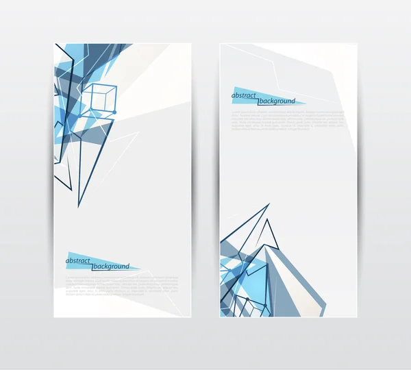 Uppsättning banners. vektor illustration. — Stock vektor