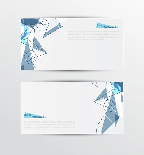 Uppsättning banners. vektor illustration. — Stock vektor