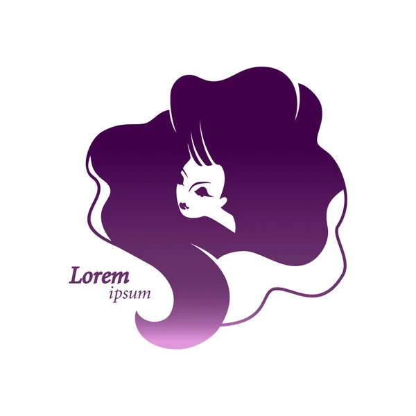 Icono del cabello — Vector de stock