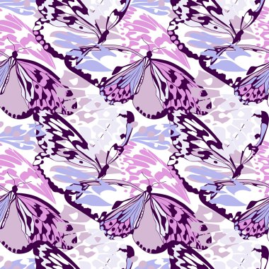 Sorunsuz kelebek kanat deseni