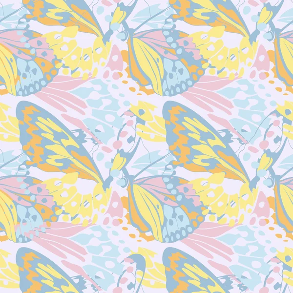 Renkli kelebeklerle kusursuz desen