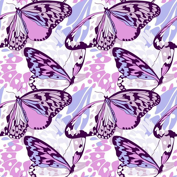 Seamless butterfly wing pattern — Stock Vector