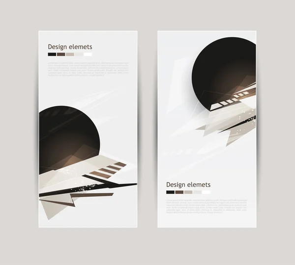 Banner abstrato — Vetor de Stock