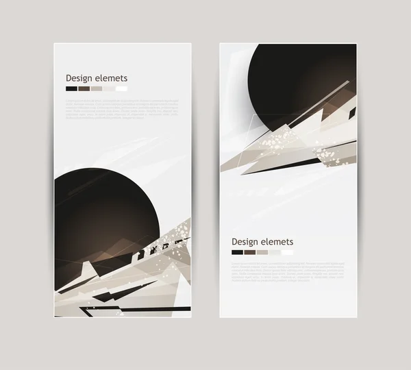 Banner abstrato — Vetor de Stock