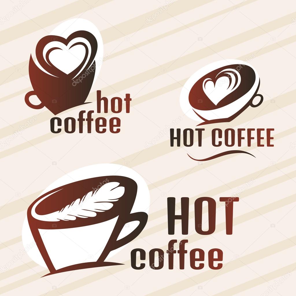 Hot Coffee design set