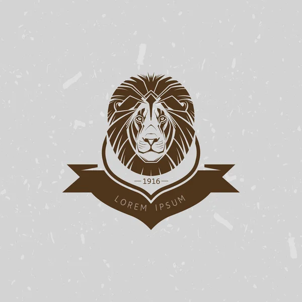 Символ льва Векторная иллюстрация — стоковый вектор