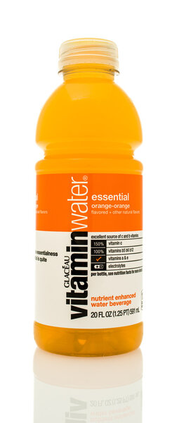 Bottle of Vitamin water 