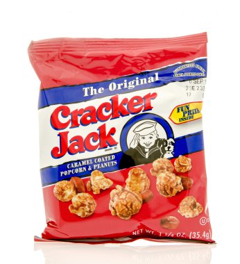 Bag of original Cracker Jack  clipart