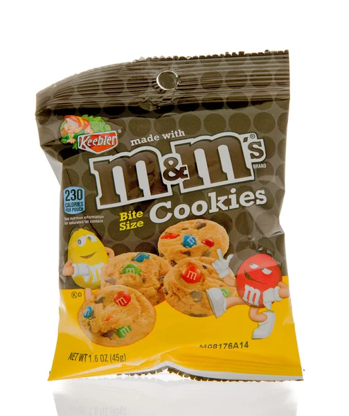 M&M's cookies made by Keebler — Zdjęcie stockowe