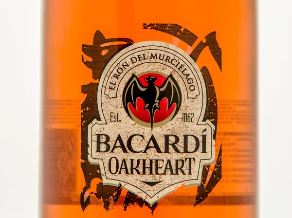 Barcardi oakheart rumu — Stock fotografie