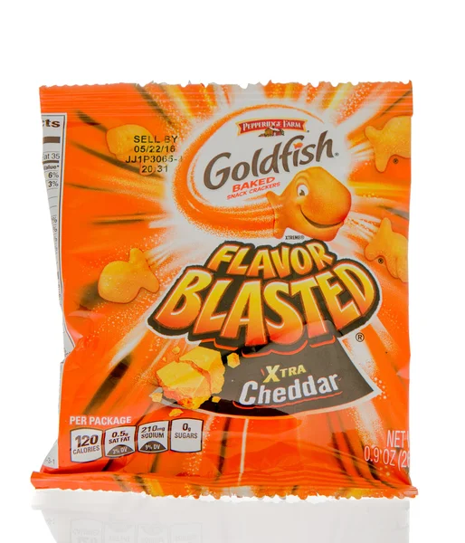 Goldfish baked crackers — Stock Photo, Image