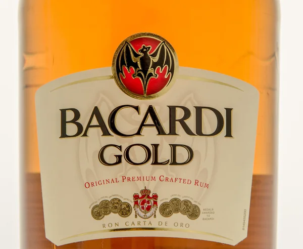 Barcardi zlatý rum — Stock fotografie
