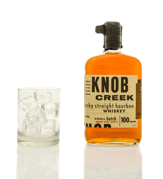 Knob Creek straight bourbon whisky — Stock Photo, Image