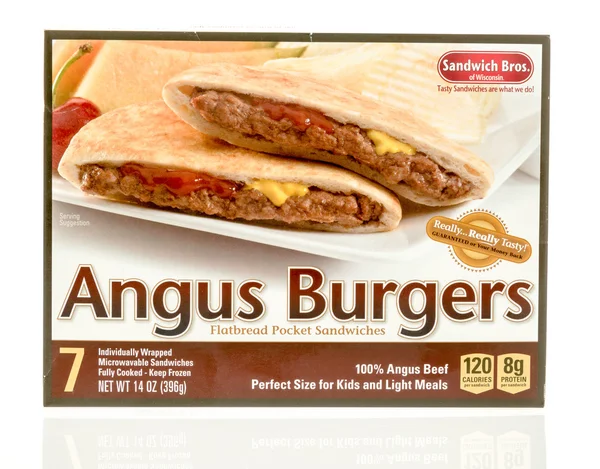 Angus hamburgery przekąska — Zdjęcie stockowe