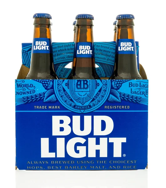 Zes pack van Bud Light — Stockfoto