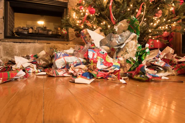 Mess após o Natal — Fotografia de Stock