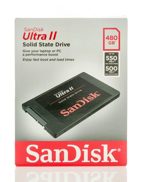 Sandisk disque dur à semi-conducteurs — Photo