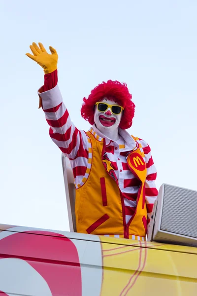 Ronald McDonald pessoa — Fotografia de Stock