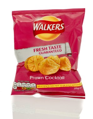 Walkers chip bag clipart