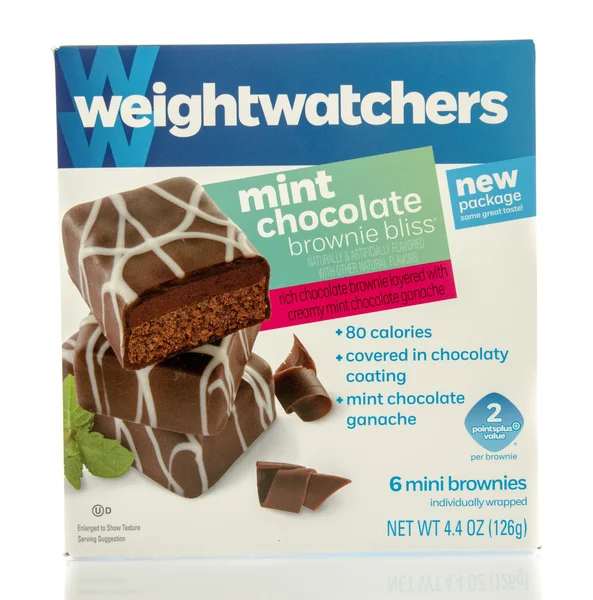 WeightWatchers máta čokoláda — Stock fotografie