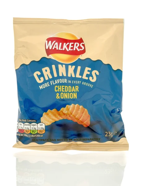 Vandrare crinkles chip — Stockfoto