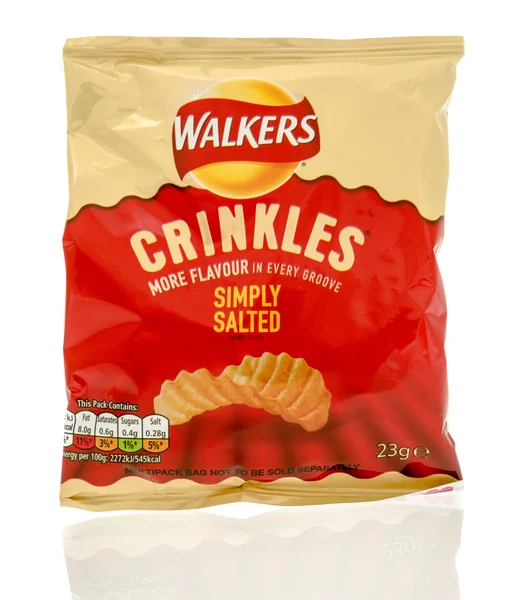 Vandrare crinkles chip — Stockfoto