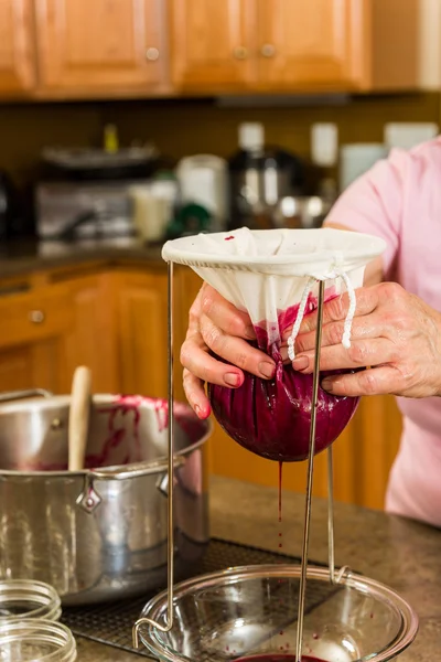 Grape jam jelly — Stock Photo, Image