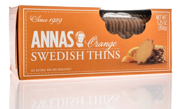 Winneconne December 2020 Ett Paket Med Hannas Cookies Isolerad Bakgrund — Stockfoto