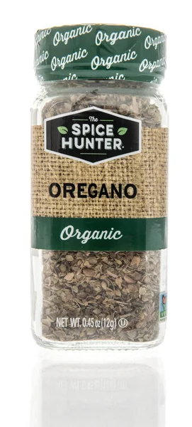 Winneconne January 2021 Package Spice Hunter Seasoning Isolated Background — стоковое фото