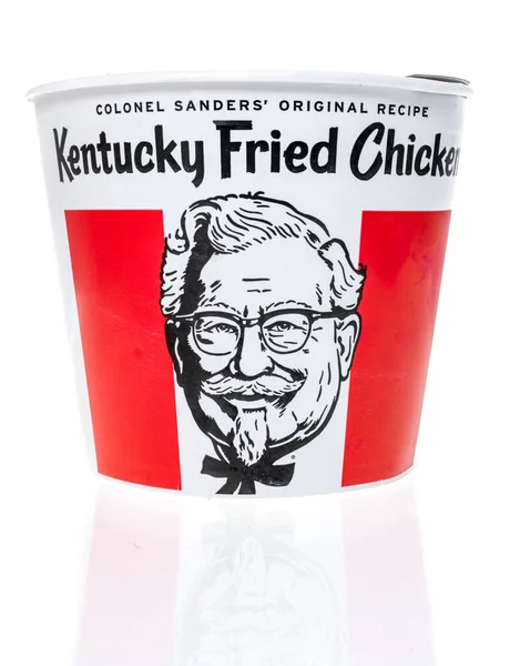 Winneconne Juni 2021 Ett Paket Kfc Kentucky Fried Chicken Hink — Stockfoto