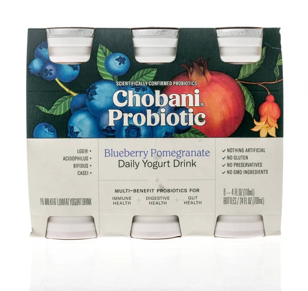 Winneconne Julio 2021 Una Botella Bebida Diaria Yogur Probiótico Chobani —  Fotos de Stock