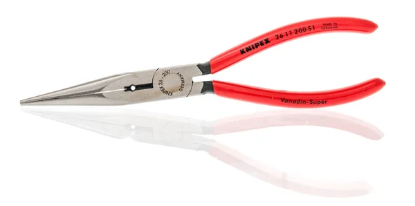 Winneconne July 2021 Package Knipex Needle Long Nose Pliers Isolated — Stock Photo, Image