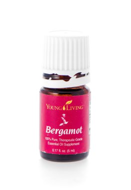 Bergamot essential oil supplement clipart
