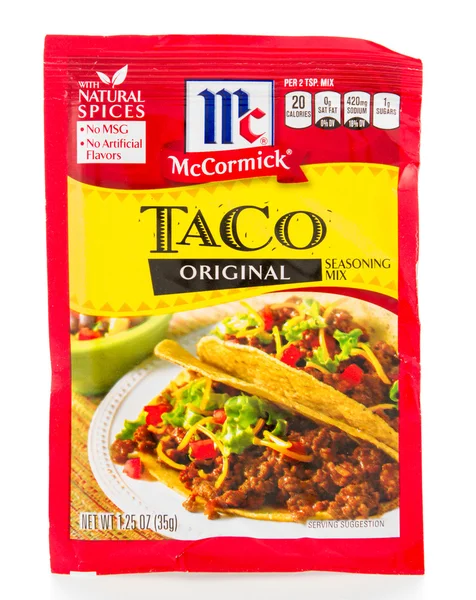 Condimento taco McCormick — Foto Stock